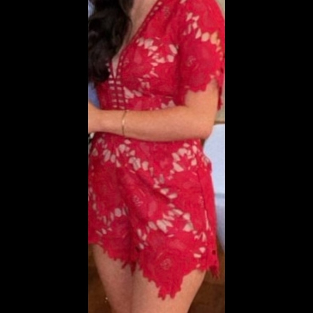 Christmas Red Romper